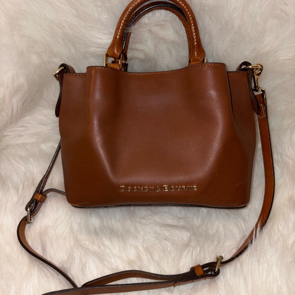 Dooney & Bourke Mini Barlow Tan with Crossbody Strap